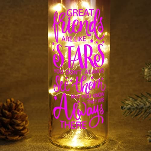 Christmas Gifts for Women - Best Christmas Gifts 2025 - Wine Bottle Lights with Cork - Light Up Lamp Decor for Home Decorations - Birthday Friendship Unique Gift for Womens Men Girls Boys Adults