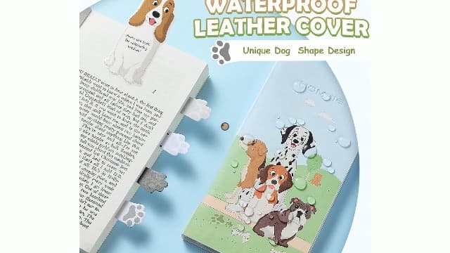 Hommie Dog Sticky Notes Set, Planner Sticky Note Dividers Tabs 300 Sheets, Cute Animals Shape Markers Flags Self-Stick Memo Pads for Dog Lovers Home Office School Supplies B0C5X9KNP4