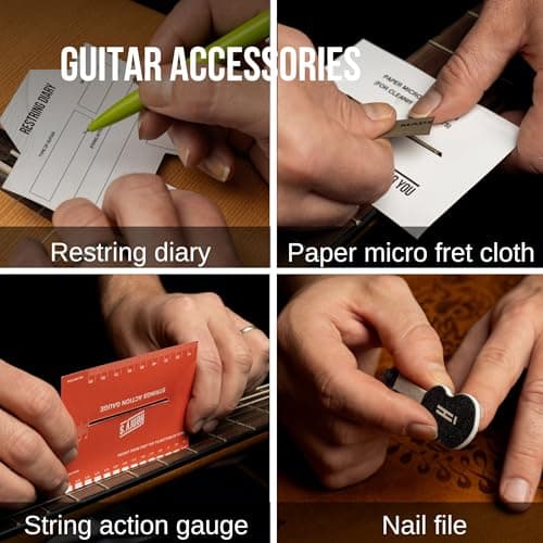 Classical Nylon Guitar Strings with Ball End - Fast&Easy Restring - Special Non-Slip Pick & 5 Accessories Inside - Silver Nylon Guitar Strings Classical Guitar - Cuerdas Guitarra