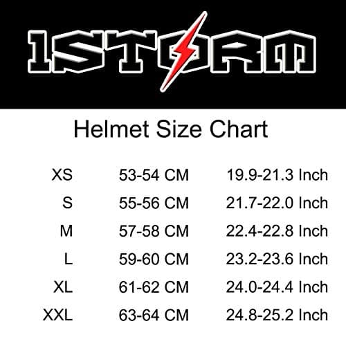 1Storm Motorcycle Full Face Helmet for Adults Men and Women Street Bike Racing Helmet DOT Approved with one Extra Clear Shield