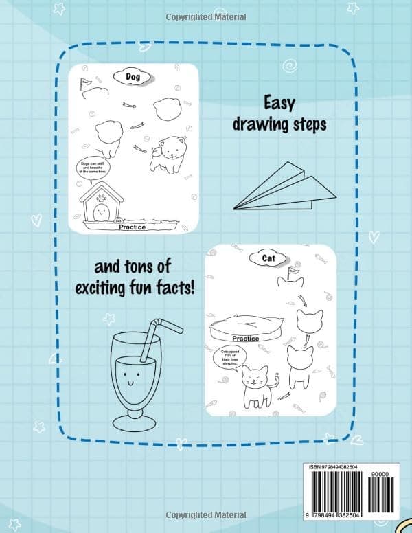How To Draw 101 Things For Kids: Simple And Easy Drawing Book With Animals, Plants, Sports, Foods,...Everythings B09JBQBN5D