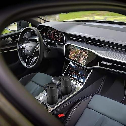 Vacuum Flask for Hot Drinks With Handle Coffee Cup Travel Mug Double Walled Sports Bottle Insulated Stainless Steel Tumblers Water Bottles Metal