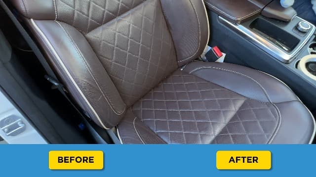 Rain-X 620236SRP Leather Cleaner Conditioner & Repellent for Car Interiors, Cleans + Repels while Moisturizing, Restores Leather to Natural, Fresh Scent without Residue 16 Fl Oz.