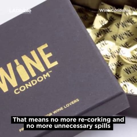 The Original Wine Condoms | Wine & Beverage Bottle Stopper | Air-Tight Grip | Prolong Beverage Freshness | FUNctional Novelty Gift | Food Grade 100% Rubber Latex | Tuxedo Black | Set of 6