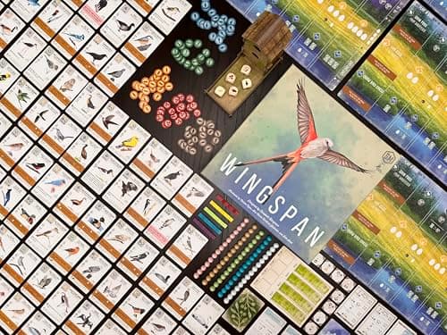 Stonemaier Games: Wingspan (Base Game) by Elizabeth Hargrave | A Relaxing, Award-Winning Strategy Board Game About Collecting Birds for Adults and Family | 1-5 Players, 70 Mins