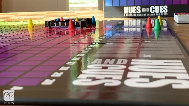 HUES and CUES - Vibrant Color Guessing Board Game for 3-10 Players Ages 8+, Connect Clues and Guess from 480 Color Squares