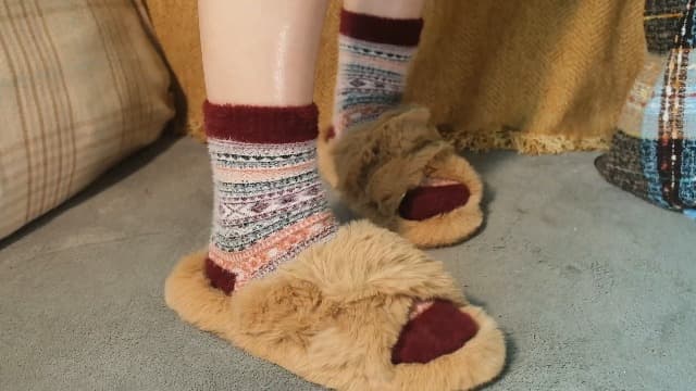 ICEIVY 5 Pair Fuzzy Cozy Socks for Women - Warm Comfy Soft Casual Home Sleep Winter Wool Socks - Gifts for Women