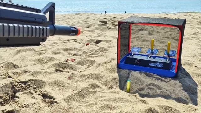 Electronic Shooting Target Auto Reset Digital Scoring Target for Toy Gun Gift Toys for Boys Girls Kids Teens