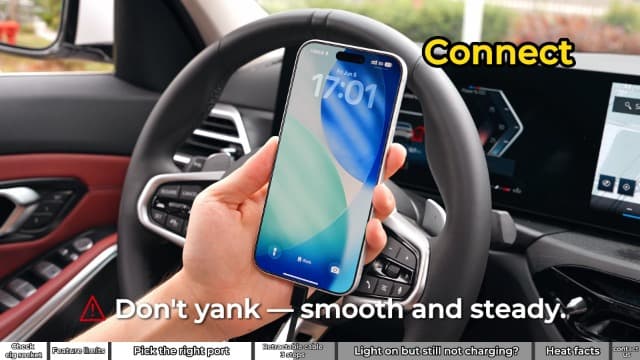 LISEN Retractable Car Charger, 84W Car Charger USB C Fast Charger Adapter, Car Accessories for Men Women, Gifts for Fathers Day for Men Dad Husband, for iPhone 17 16 15 14 13 12 Pro Max, Carbon-Black B0GY4XMHBW