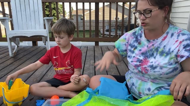 SupMLC Mesh Extra Large Beach Bags and Totes - Holds Toys, Towels, Sand Away - For Children's Toys, Market, Grocery, Picnic