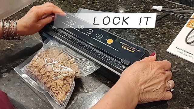 MegaWise Vacuum Sealer Machine | 80kPa Suction Power| Bags and Cutter Included | Compact One-Touch Automatic Food Sealer with External Vacuum System | Dry Moist Fresh Modes for All Saving needs