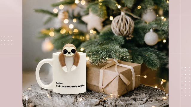 Decodyne Funny Sloth Coffee Mug - Cute Sloth Gifts For Coworkers Women & Men - White Elephant Gifts for Adults, Funny Office Present B07YNXLWJ9