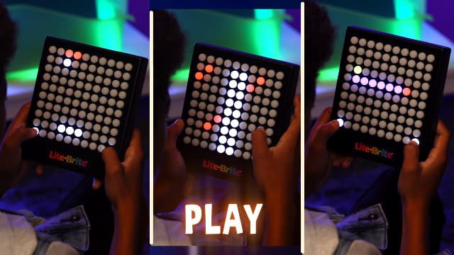 Lite-Brite Touch - Create, Play and Animate - Light Up Portable Stem Sensory Learning Toy, Creative Art Stem Toy for Girls, Boys, Unisex, Toddler, Holiday, Birthday, Gift, Ages 6+
