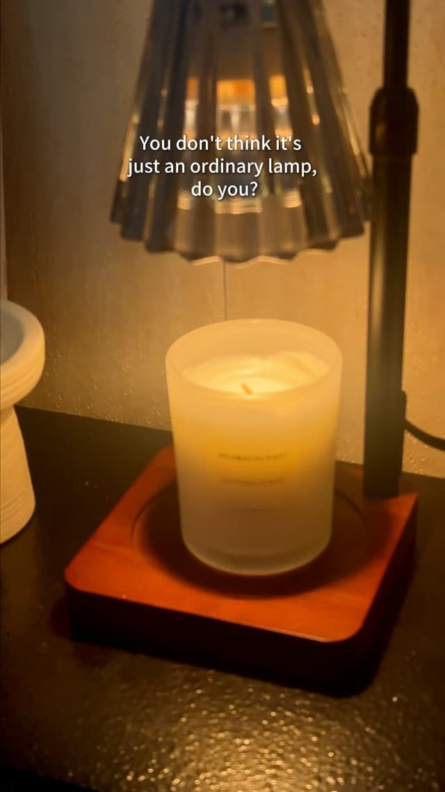 Candle Warmer Lamp with Timer Dimmer, Birthday Gifts for Mom Women Friend Sister, House Warming Gifts, Vintage Clear Wax Melt Warmer, Fall Decorations Office Apartment Dorm Room Home Decor