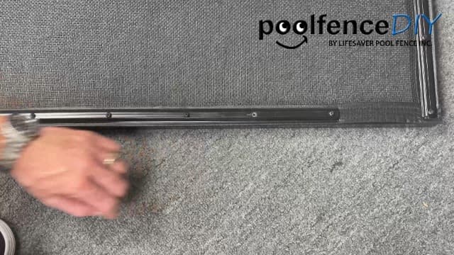 Pool Fence DIY by Life Saver Self-Closing Gate Kit, Black (Pack of 1)