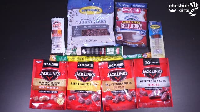 Beef Jerky Gift Baskets For Men - Meat And Cheese Gift Baskets, Birthday Gifts For Men Who Have Everything With Beef Jerky Variety Pack - Gifts For Dad & Care Package