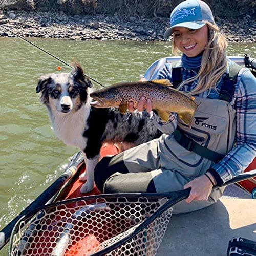 8 Fans Fishing Chest Waders for Men and Women, Waterproof Breathable Stockingfoot Wader -3 Layer Neoprene/Lightweight/Hunting