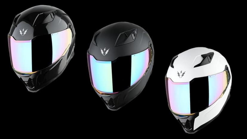 1Storm Motorcycle Full Face Helmet for Adults Men and Women Street Bike Racing Helmet DOT Approved with one Extra Clear Shield