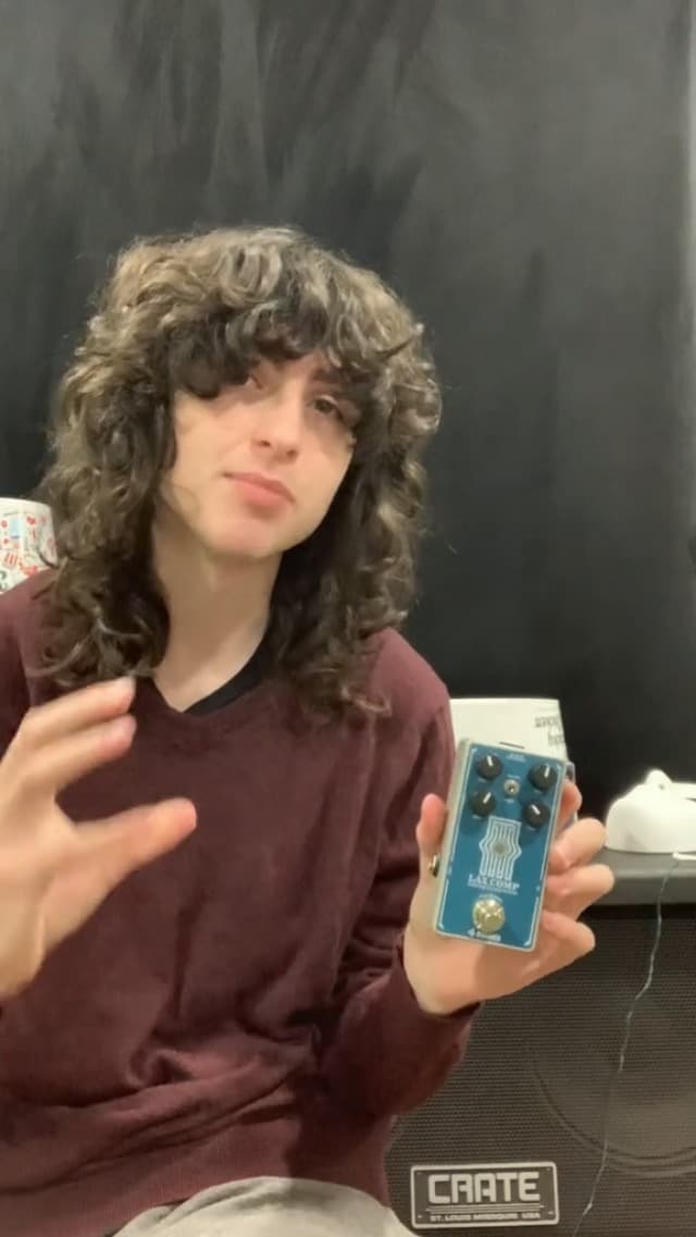 Donner Compressor Guitar Pedal, Lax Comp Compressor Pedal for Electric Guitar and Bass, Classic Peak Limiter Style Compressor with 2 Band EQ Boost Effect Pure Analog True Bypass