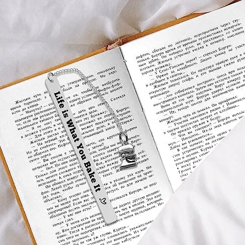 Baker Gift Bookmark for Baking Lover, Culinary Student, Pastry Chef - Bake Gifts for Women, Culinary School Graduation B0C9PFFTXP