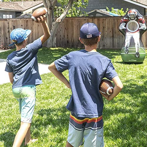 GoSports Inflataman Football Challenge - Inflatable Receiver Touchdown Toss Game