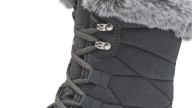 Lands' End Expedition Waterproof Insulated Womens Snow Boots, Lace Up or Slip On Winter Boots for Women, Medium or Wide Width Sizes 6 to 11, Black, Brown, Blue, White or Grey Winter Shoes