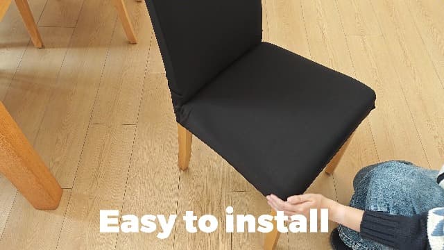 BIETYONE Chair Covers,Dining Room Chair Covers Set of 6,Stretch Kitchen Chair Cover,Washable Dining Chair Cover,Parsons Chair Slipcovers Protective,for Home,Restaurant,Banquet