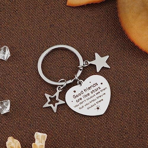Best Gifts for Friends Colleagues Brothers Sisters Friend Keychain Friend Gift Ideas Valentines Christmas Day Gifts