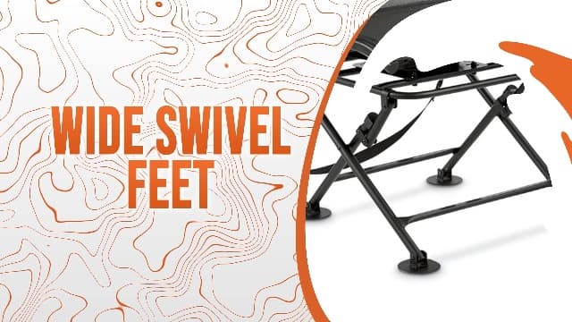 Guide Gear 360º Swivel Hunting Blind Chair, Lightweight, Portable Mesh Hunt Seat, 300-lbs Capacity