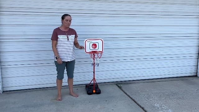 Adjustable basket ball Stand,Hanging Tee Baseball for Toddlers Boys Ages 2 3 4 5 6 7 8 Years Old, Outdoor Indoor Toys Gifts HopeRock 2 in 1 Kids Basketball Hoop and T Ball Set B0D53VWQGP