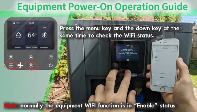 Full Inverter Heat Pump for Hot Tub and Bath, 75000BTU Electric Swimming Pool Heater, 20000 Gallons, for Above Ground and In ground Pools, WiFi Capable Timer, Heating and Cooling, Defrosting, 220-240V