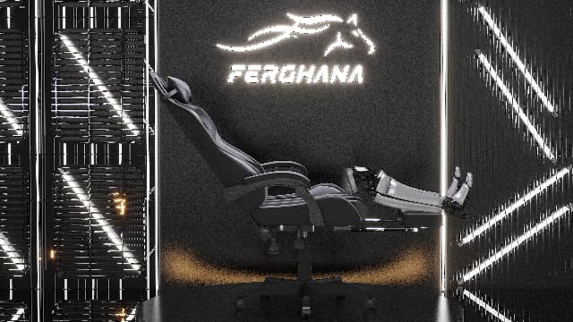Ferghana Gaming Chairs with Footrest,Computer Game Chair,Massage Gaming Chairs,Christmas,Xmas Gift,PC Gaming Chairs for Adults Teens for Gaming Live Streaming Room(Pink,Racing Version)