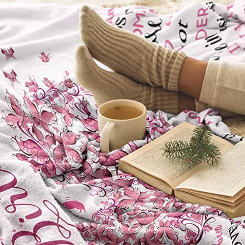 XALAZY 80th Birthday Gifts for Women Blanket 60"X50", 80th Birthday Decorations for Women, Best 80 Year Old Woman Birthday Gifts, 1945 Woman Present, Happy 80 Bday Present for Female Throw