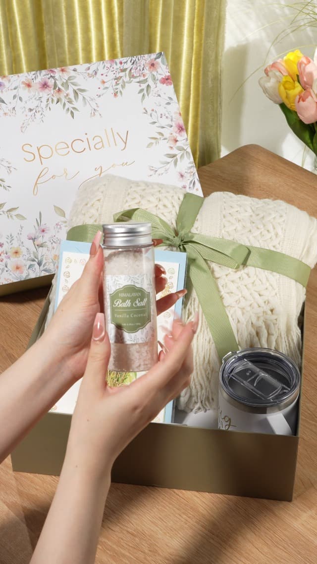 Self Care Gifts for Women Get Well Soon Gifts, Birthday Gifts for Women Care Package, Sympathy Gift Baskets Spa Gifts Set, Thinking of You Christmas Inspirational Gifts for Mom Her Friend Sister Wife