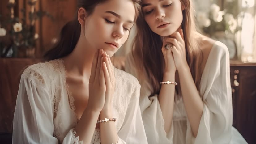 Christian Mothers-Day Gifts for Women, First Communion Confirmation Graduation Gifts Religious Cross Bracelet for Mom/Daughter/Friend/Sister/Grandma/Granddaughter/Godmother/Her, Inspirational Birthday Faith Based Jesus Jewelry