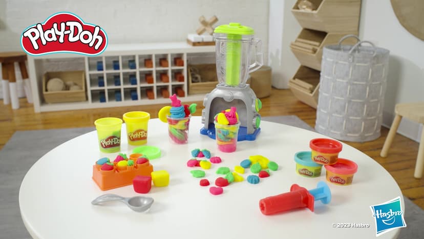 Play Doh Swirlin' Smoothies Toy Blender Playset, Play Kitchen Appliances, Kids Arts and Crafts Toys for 3 Year Old Girls and Boys and Up B0C3528VHM