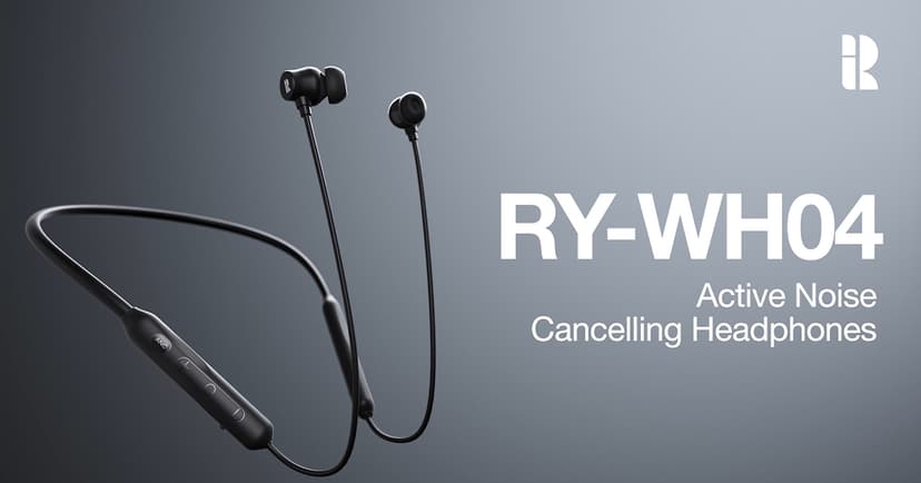 Rythflo Active Noise Cancelling Headphones, Wireless V5.3 Bluetooth Headphones with 3 AI Mics ENC, in-Ear Magnetic Neckband Earbuds 60Hrs Playtime,IPX6 Sweatproof ANC Headsets for Travel Home Office
