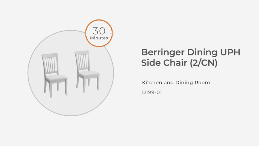 Signature Design by Ashley Berringer Dining Chairs Set of 2, Classic Wood Spindle-Back Design, Cushioned Microfiber Seat, Rustic Finish for Kitchen & Dining Room Chair, Walnut