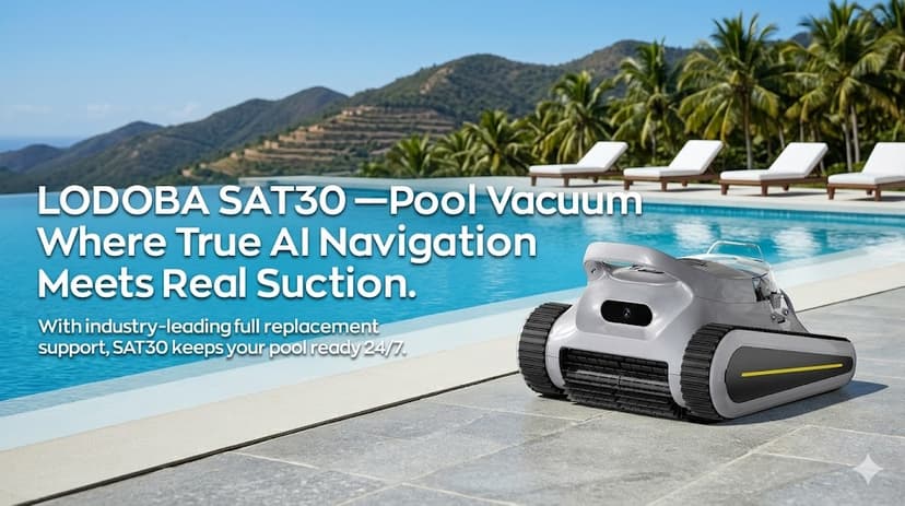 Pool Vacuum for Inground Pools & Above Ground Pool, Cordless Robotic Pool Cleaner with 180W Brushless Motor, 3-Hour Runtime, Wall-Climbing Pool Robot Scrubber for Pools up to 2150 Sq.Ft.
