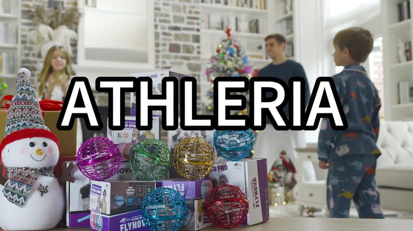 ATHLERIA Pink Flying Orb Ball Toys,Hand Operated Drones for Kids,Cool Gadgets Light Up Cosmic Globe Spinning Glow in The Dark,Christmas Birthday Gift Ideas Toys for Teen Girls Age 6 7 8 9 10+