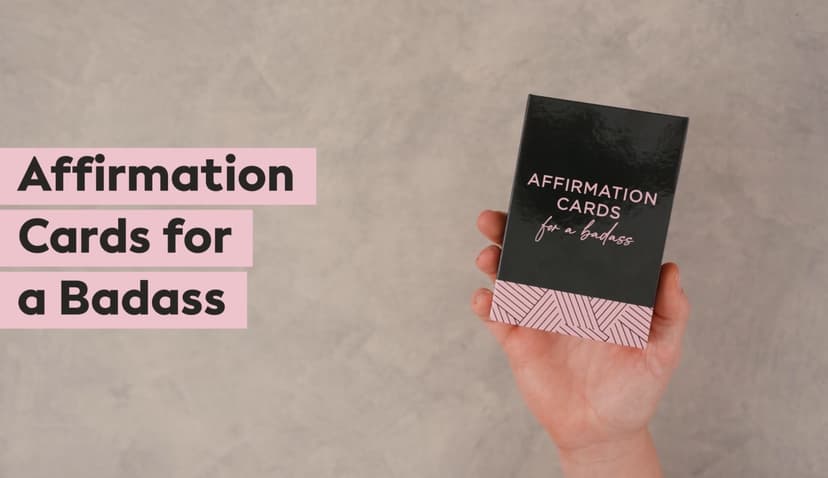 52 Affirmation Cards for a Badass - Daily Motivational Birthday Gifts for Women, Best Friend, Self Care, Her, Sister, Daughter, Mom and More