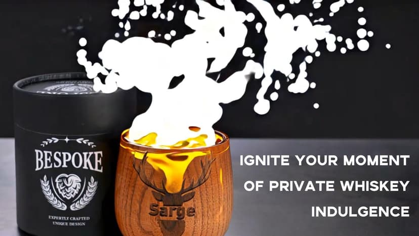 Personalized Wooden Whiskey Glasses, Custom Engraved Charred Bourbon Gifts for Men Who Have Everything, Drinking Glass, Personalized Birthday Christmas Gifts for Men Dad Husband Brother Boss