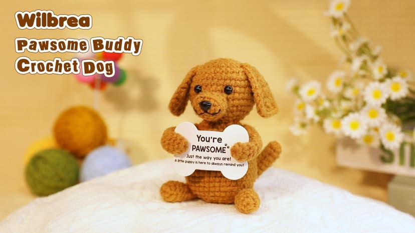Birthday White Elephant Christmas Stocking Stuffers Ornament Mini Cool Stuff Things Emotional Positive Desk Decor Accessories Funny Dog Gifts for Women Men Girls Boys Small Cute Stuffed Animals Plush B0FNRPB45N