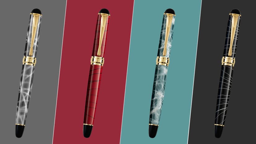 Luxury Ballpoint Pens Black Ink 0.5mm Medium Point Work Pen Smooth Writing,Elegant Fancy Nice Gift Pen Set for Signature Executive Business Office Supplies - Gift Boxed with Extra Refills