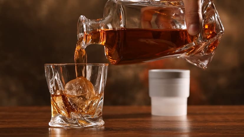 Whiskey Rocks Glass, Set of 4 (2 Crystal Bourbon Glasses, 2 Round Big Ice Ball Molds) In Gift Box - 11 Oz Old Fashioned Glasses for Scotch Cocktail Rum Cognac Vodka Liquor, Unique Gifts for Men