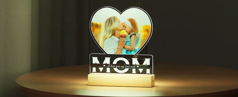 Personalized Picture Frame, Mom Picture Frame, Personalized Birthday Gifts for Mom Custom Picture Frames, Personalized Gifts for Mom from Daughter and Son B0D84JSBMS