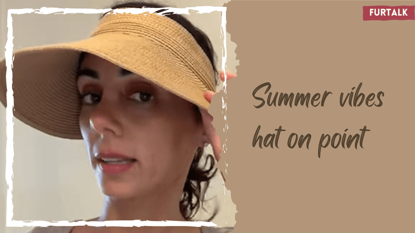 FURTALK Womens Sun Visor Hat Straw Sun Visors for Women Summer Packable Ponytail Beach Hats for Women Travel UPF 80+