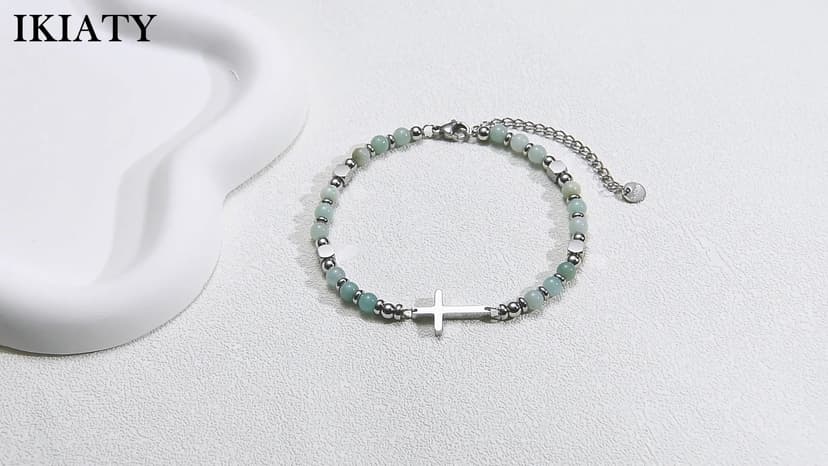 Daughter Granddaughter Sister in Christ Friend Niece Gifts on Birthday Christmas Easter Valentines Day Graduation Religious Cross Bracelet for Women Girls, Christian Gifts B0DJXSMMPZ