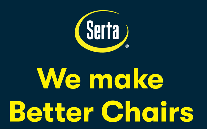 Serta Bryce Executive Office Chair - Ergonomic Computer Desk Chair with Patented AIR Lumbar Technology - Adjustable Height - Memory Foam Body Pillows - 360° Swivel Rolling Base - Bonded Leather - Gray
