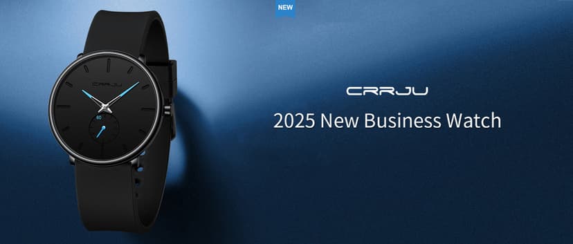 CRRJU Men’s Women Watch Casual Stylish Waterproof Quartz Unisex Wristwatches, Ultra Thin Watches for Men Women, Colorful Silicone Band